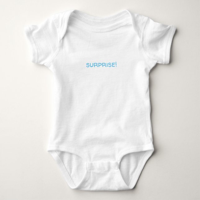 Überraschung! Baby Strampler (Vorderseite)