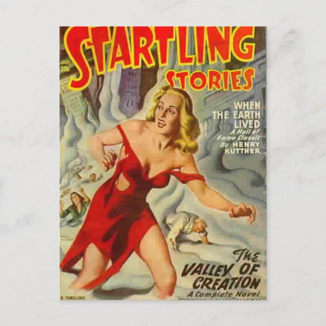 Überraschung Blizzard Postkarte (Vorderseite)