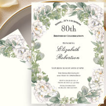 Überraschung Blumenrand Frauen 80. Geburtstag 