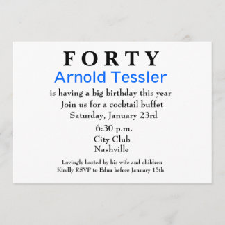 Überraschung Einladungen zur Geburtstagspartei - s