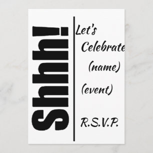 ****ÜBERRASCHUNG**** FEIERSCHEINUNG FÜR DIE PARTY EINLADUNG