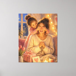 Überraschung für Mama Geschenk Leinwand Wandkunst