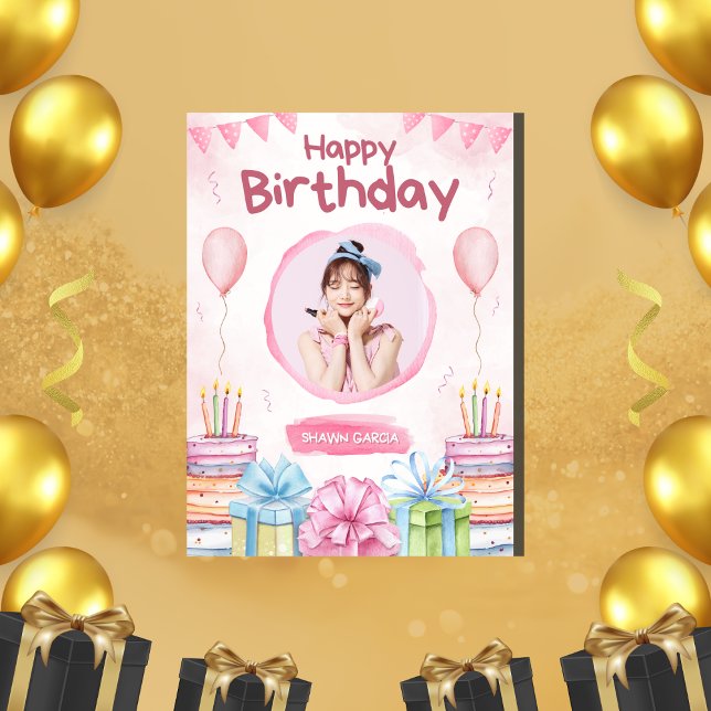 Überraschung für sie, Geburtstagskarten Karte (Von Creator hochgeladen)