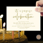 Überraschung Geburtstagsfeier Einladung<br><div class="desc">Es ist ein Überraschungsgeschenk zum Geburtstag,  Party Einladung zu feiern. Planung der Geburtstagsfeier für Ihre geliebte Familie ? Die Einladungs-Karte lädt Sie ein.</div>