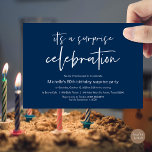 Überraschung Geburtstagsfeier Einladung<br><div class="desc">Es ist ein Überraschungsgeschenk zum Geburtstag,  Party Einladung zu feiern. Planung der Geburtstagsfeier für Ihre geliebte Familie ? Die Einladungs-Karte lädt Sie ein.</div>