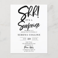 Überraschung Geburtstagskalligraphie