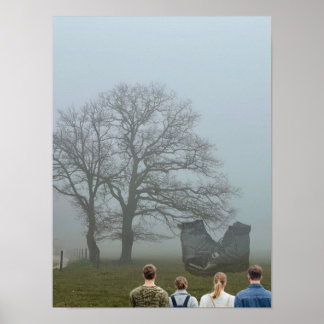 Überraschung im Nebel. Poster