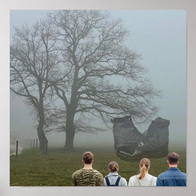 Überraschung im Nebel. Poster (Vorne)
