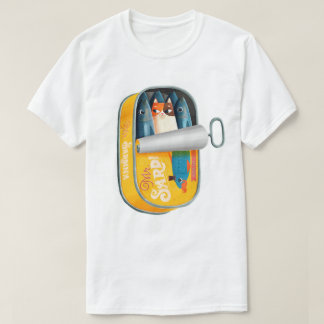 Überraschung in der Dose von Sardinen T-Shirt