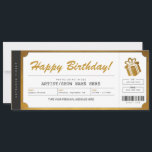 Überraschung Konzert Gold Geschenk Einladung<br><div class="desc">UNBEDINGT. Eine Geschenkidee,  um Ihre Lieben zu einer Konzert-Show zu überraschen! Dieses Ticketformular kann für jeden Anlass verwendet werden. Personalisieren Sie Ihre noch heute! Für einen individuellen Gutschein/Gutschein senden Sie mir bitte eine Nachricht</div>