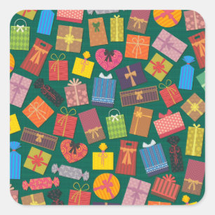 Überraschung präsentiert Aufkleber