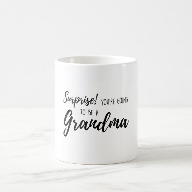 Überraschung Sie werden eine Oma Kaffeetasse (Mittel)