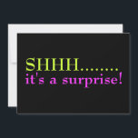 Überraschung zum 40. Geburtstag Einladung<br><div class="desc">Schwarz,  Kalkgrün und heiß rosa Überraschung Geburtstagsfeier Einladung ist für Ihre nächste über den Hügel 40 Geburtstag feiern. Unsere Vorlage ist für Ihre nächste Veranstaltung bereit.</div>