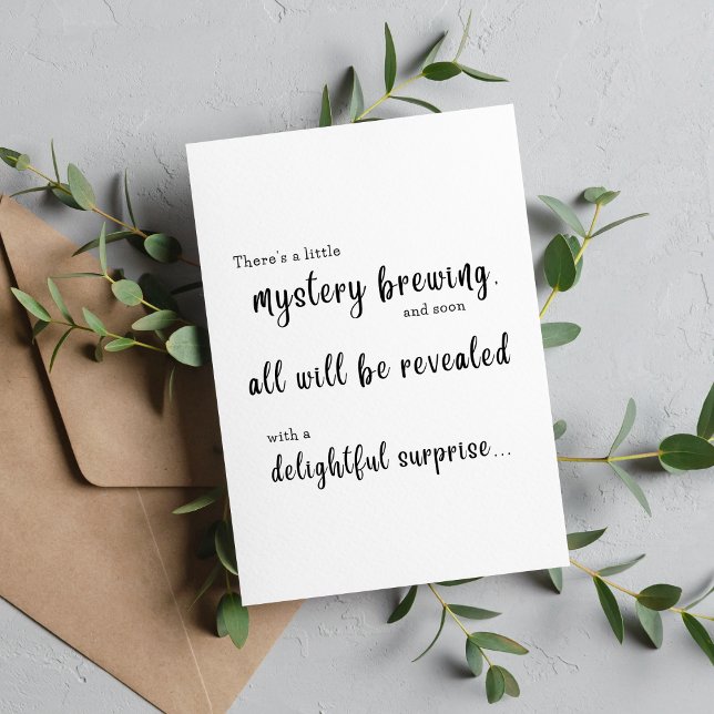 Überraschungsbaby offenbart dem Mann Karte (Von Creator hochgeladen)