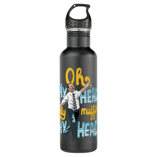 Überraschungsgeschenk Brooklyn Nine Halloween Holi Edelstahlflasche (Vorderseite)