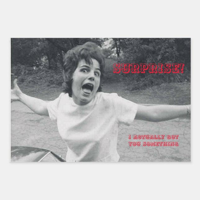 Überraschungspapier Geschenkpapier Set (Vorderseite)