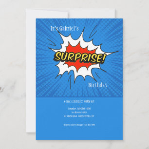 Überraschungsparty Einladung