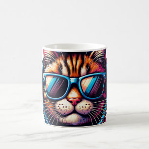 Überreguliert nicht überreagieren - Coole Katzenho Kaffeetasse