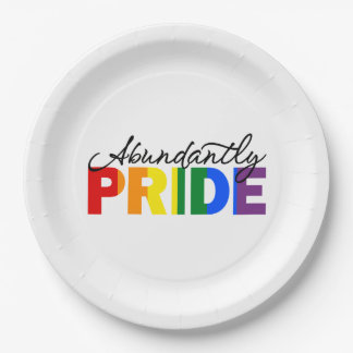 Überreichlich Pride Paper Plate Pappteller