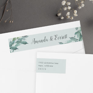 Überreichliche Foliage Wedding Rücksendeadresse