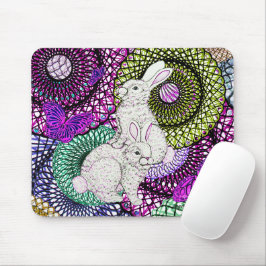 Überreichliche Kaninchen Mousepad