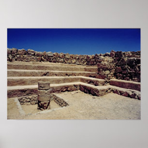 Überreste der Festungswände, c.37-31 BC Poster