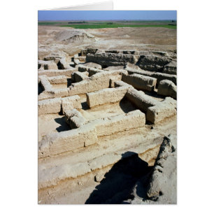 Überreste der Häuser