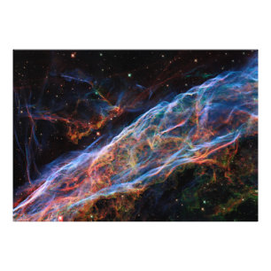 Überreste der Supernova Veil-Nebel Hubble-Teleskop Fotodruck