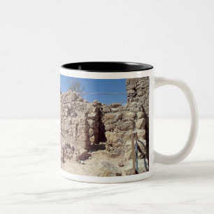 Überreste des Festungspalastes Zweifarbige Tasse