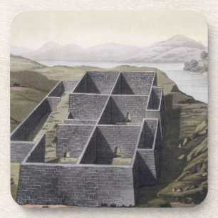 Überreste eines Inkapalastes bei Callo, Peru, von Getränkeuntersetzer