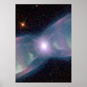Überschallabgase aus Nebula M2-9 Poster