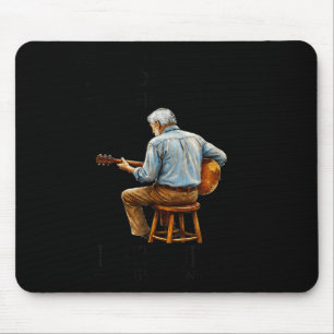 Überschätze niemals einen alten Mann, der Grafikde Mousepad