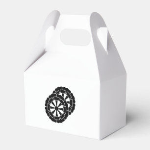 Überschneidende Genji-Karts in der Blume Geschenkschachtel