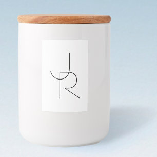 Überschneidungen   Schwarz auf Weiß Lebensmitteletikett