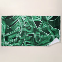 Überschneidungen und Kreuzungen von grünen Acrylat