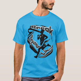 Überschreiten der Motivierend Grenzen T-Shirt