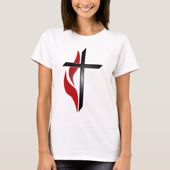 ÜBERSCHREITEN UND FLACHEN T-Shirt (Vorderseite)