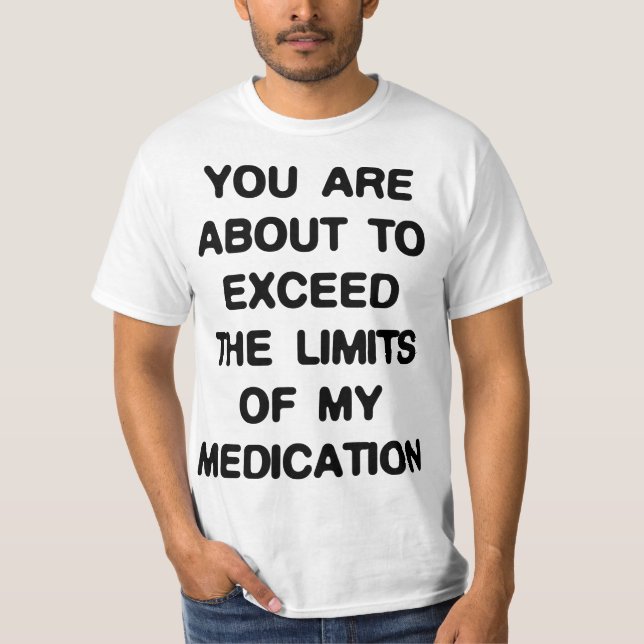 Überschreitet die Grenzen meines T - Shirt als Med (Vorderseite)
