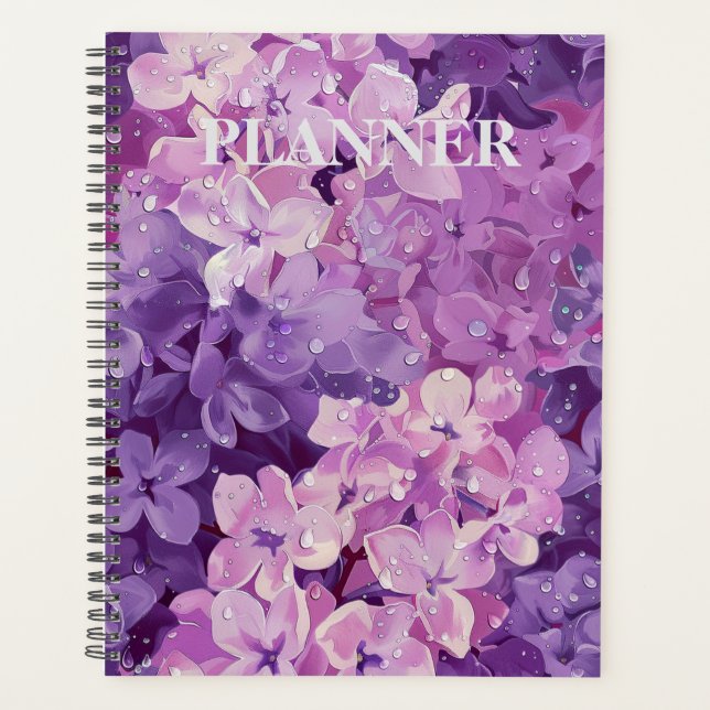 Überschwänglich: Planer mit Hydrangea-Design (Vorderseite)