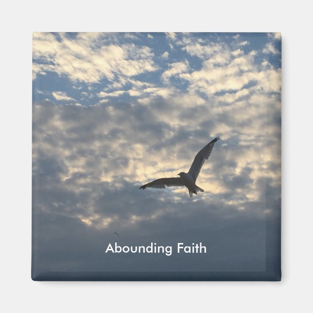 Überschwängliches Faith Bird Magnet (Vorne)