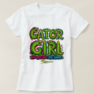 Überschwemmt werden Alligator Mädchen T-Shirt