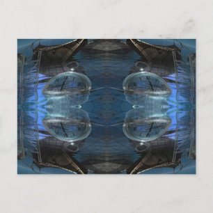 Überschwemmung Postkarte