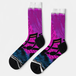 Überschwemmungen - Socken für Musikalische Noten