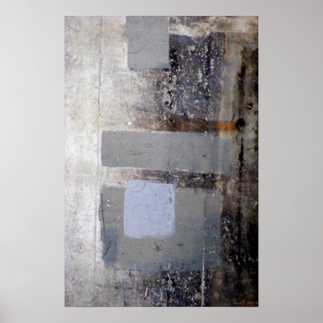 Übersehenes Abstrakt 6 Poster (Vorne)