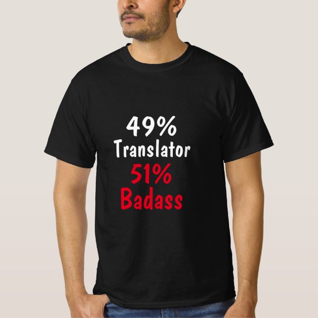 ÜbersetzungsBadass T-Shirt (Vorderseite)