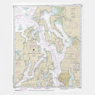 Übersicht 18441 über den Sound-Northern Part Fleecedecke
