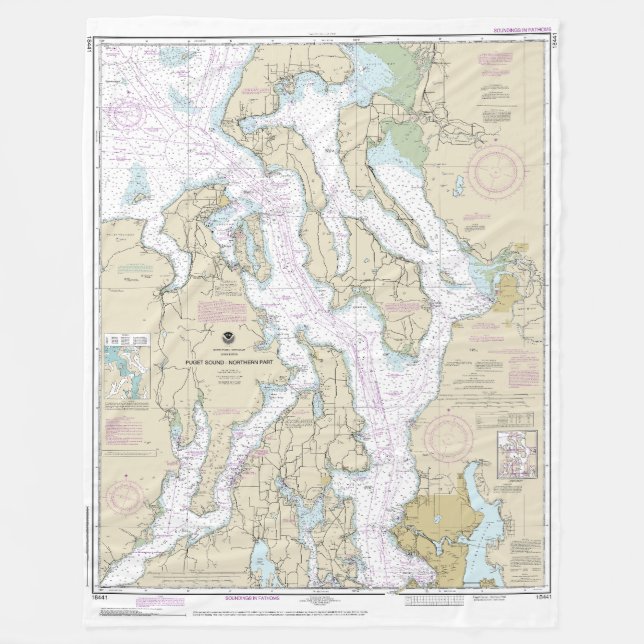 Übersicht 18441 über den Sound-Northern Part Fleecedecke (Vorderseite)