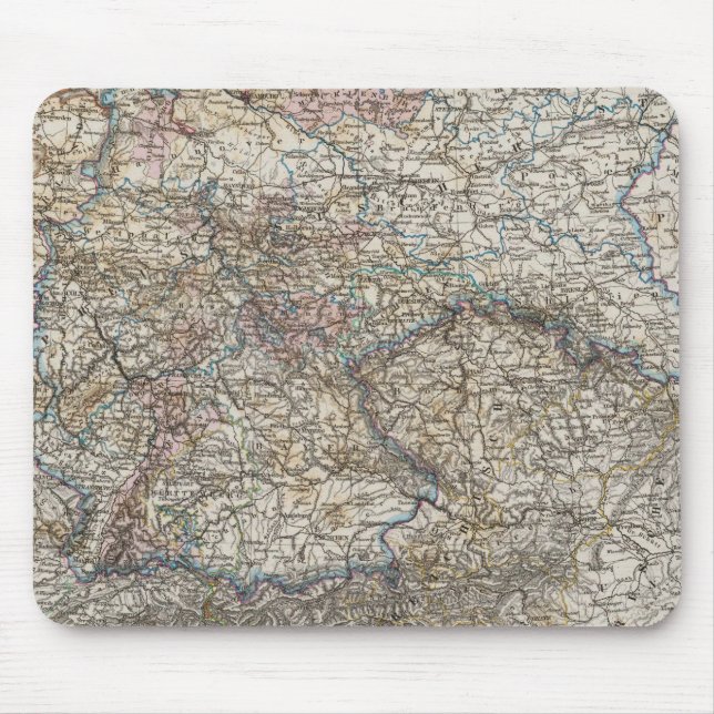 Übersicht über das deutsche Reich Mousepad (Vorne)