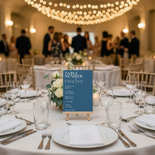 Übersicht über den Blauen Minimalwert Einladung