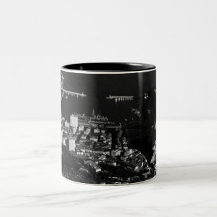 Übersicht über den Hafen des Fürstentums Monaco Vi Zweifarbige Tasse
